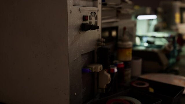 vintage shot of obsolete technology