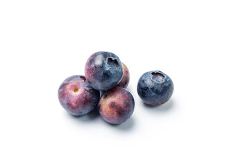 Obraz premium Blueberries, Huckleberry Isolated