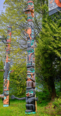 Totem Poles in Vancouver