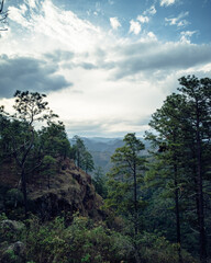 Obraz premium clouds over the mountains