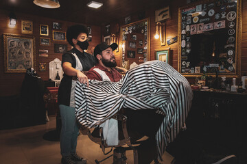 Fototapeta na wymiar Barbershop