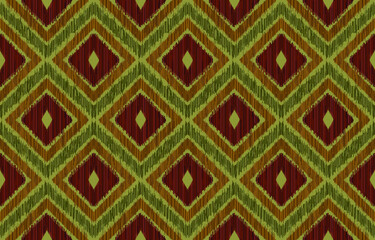 geometric ethnic in earth tone colors abstract design for fabric, wallpaper, textile, wrapping paper