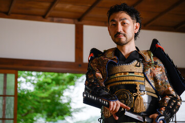 Obraz premium samurai hero japan