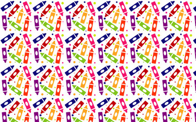 Colorful crayon wallpaper, wrapping paper