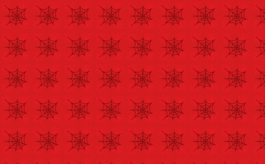 Red spider web wallpaper on red background