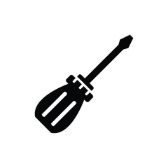 Screwdriver icon design isolated on white background