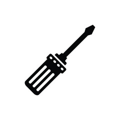 Screwdriver icon design isolated on white background