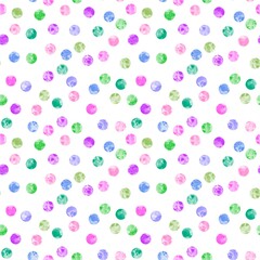 Abstract seamless dots pattern for fabrics and textiles and packaging and kids and fashion print and wrapping paper