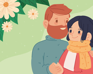 cute couple character