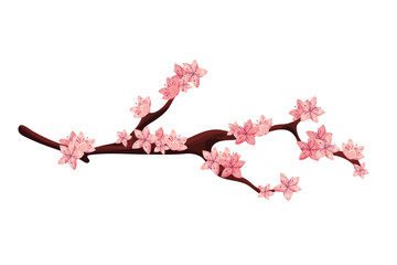 sakura branch tree
