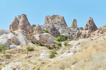 Hiking to Uchisar Castle in Cappadocia