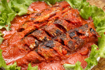 Special Chinese Food Canned Fish in Tomato Sauce