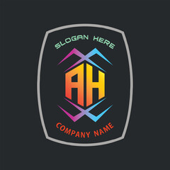 AH lettering, perfect for company logos, offices, campuses, schools, religious education