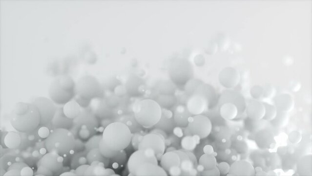 Clean Particles Background  3D
