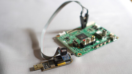 CH341A Chip programming tool with pinch programmer