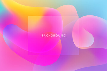 Minimal Modern and Trendy Background with Abstract Fluid Shape Gradient Light Color.