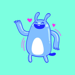 Cute Mascot Vector Design and illustration-Vector