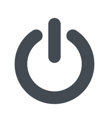 Power button symbol.  icon push-button power