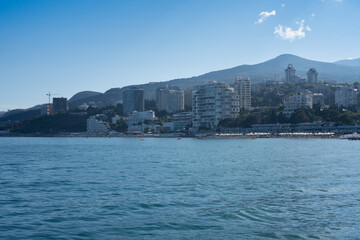 Seascape overlooking the city's coastline.