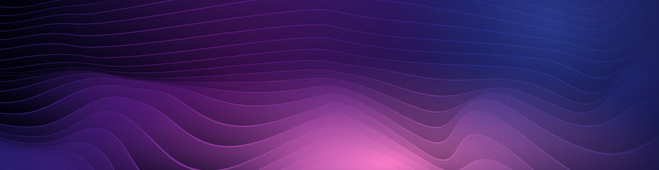 Vector abstract minimal element of geometric, wave flow or curve shape pattern, dynamic fluid - liquid shape on gradient color background. Illustration modern graphic design. Layout for poster, banner