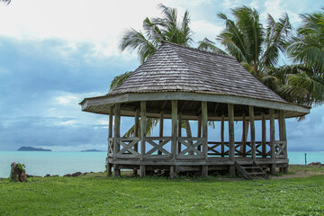 hut near the sea