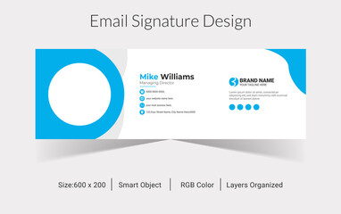 Creative email signature Template