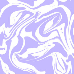 Purple marble acrylic swirl seamless pattern, water texture, watercolor marble background. 