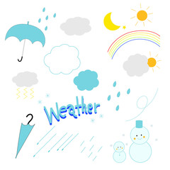 天気　セット　かわいい