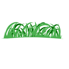 Grass cartoon vector, vector format, Grass elements, Green grass, Grass leaves vector