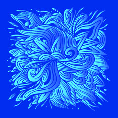 Fototapeta na wymiar Ornament doodle vector abstract pattern drawing illustration