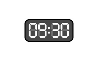 Digital clock, Alarm digital clock, Modern clock, Clock vector, Vector format.
