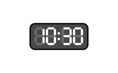 Digital clock, Alarm digital clock, Modern clock, Clock vector, Vector format.
