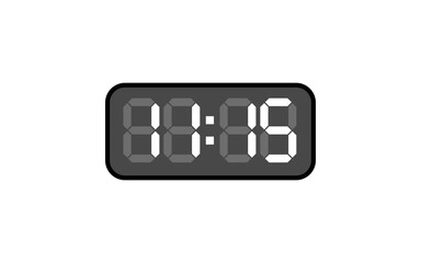 Digital clock, Alarm digital clock, Modern clock, Clock vector, Vector format.
