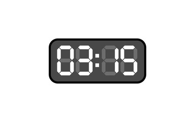 Digital clock, Alarm digital clock, Modern clock, Clock vector, Vector format.
