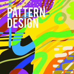 Pattern Background Pop Colourfull Design
