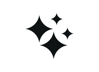 shine icon isolated on white background. vector illustration. eps 10.