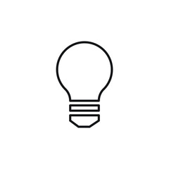 bulb lamp vector for website symbol icon presentation