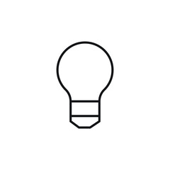 bulb lamp vector for website symbol icon presentation