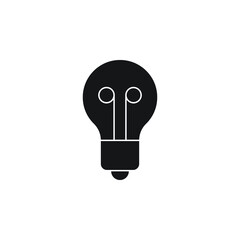 bulb lamp vector for website symbol icon presentation