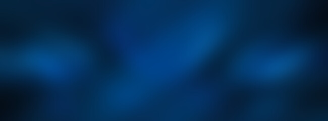 Wide dark blue gradient background. blue radial gradient effect wallpaper. - 513876138