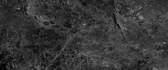 Naklejka na ściany i meble black marble stone texture, grunge background