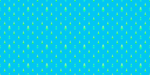 Seamless colored pattern with christmas trees. Abstract holiday background. Colorful texture. Geometric wallpaper of the surface. Print for textiles, fabrics, polygraphy, posters