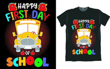 Back to School Kids Boys and Girls T Shirt Design