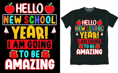 Back to School Kids Boys and Girls T Shirt Design
