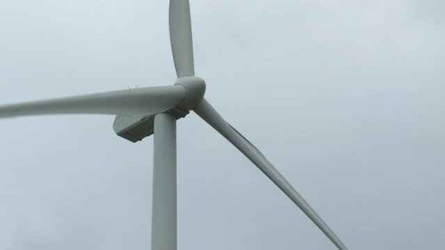 wind turbine close up sustainable energy lindesnes norway ambient sound