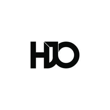 hjo letter original monogram logo design