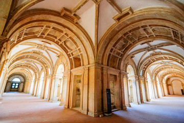 Obraz premium convento de Cristo,año 1162, Tomar, distrito de Santarem, Medio Tejo, region centro, Portugal, europa