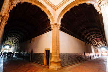 pasillo de los dormitorios,convento de Cristo,a&ntilde;o 1162, Tomar, distrito de Santarem, Medio Tejo, region centro, Portugal, europa