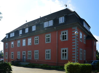 Historical Town Hall in the Town Winsen at the River Aller, Lower Saxony