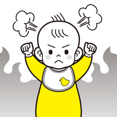 怒る赤ちゃん